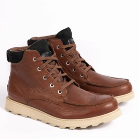 Upgraded flexibility MADSON II MOC TOE WP - GAUCHO - LEATHER