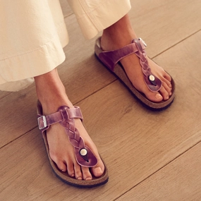 GIZEH BRAID - LAVENDER - OIL LEATHER skateboarders