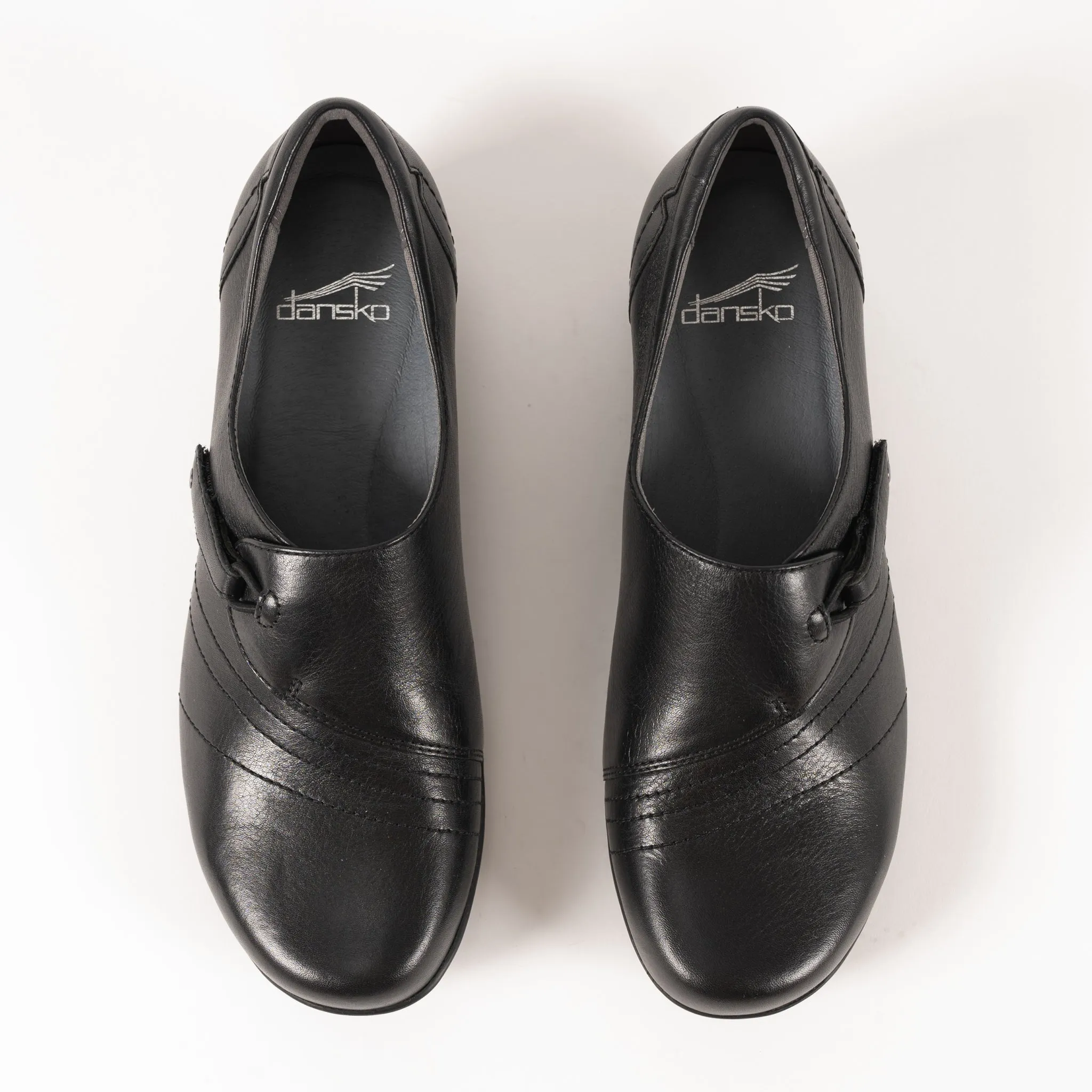 FRANNY - BLACK - LEATHER All Terrain Grip