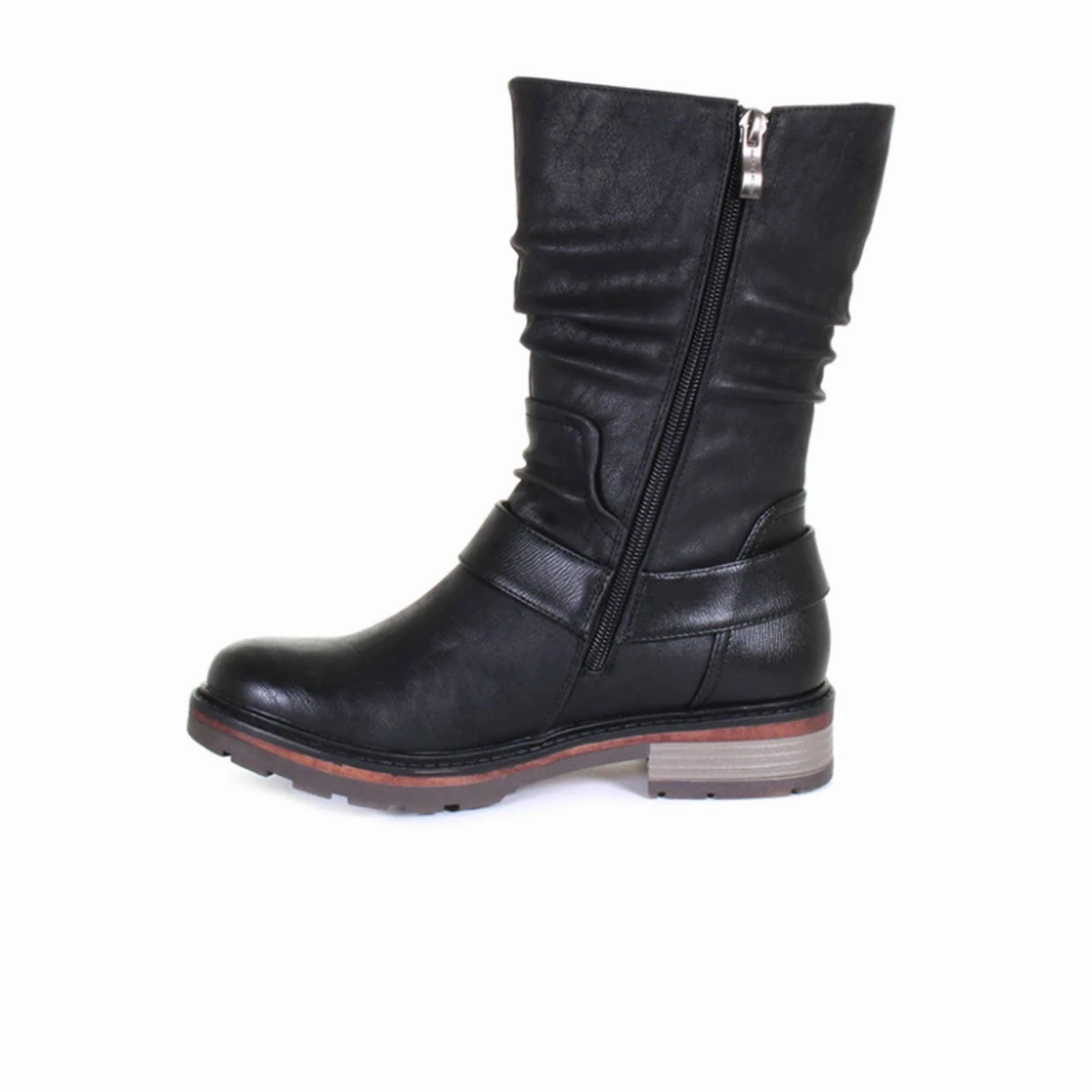Wanderlust Sudbury Mid Boot (Women) - Black Functional Dressy look