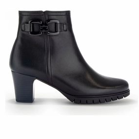 Easy Pairing Frost Season Gabor 072 Nova Heeled Ankle Boot (Women) - Schwarz