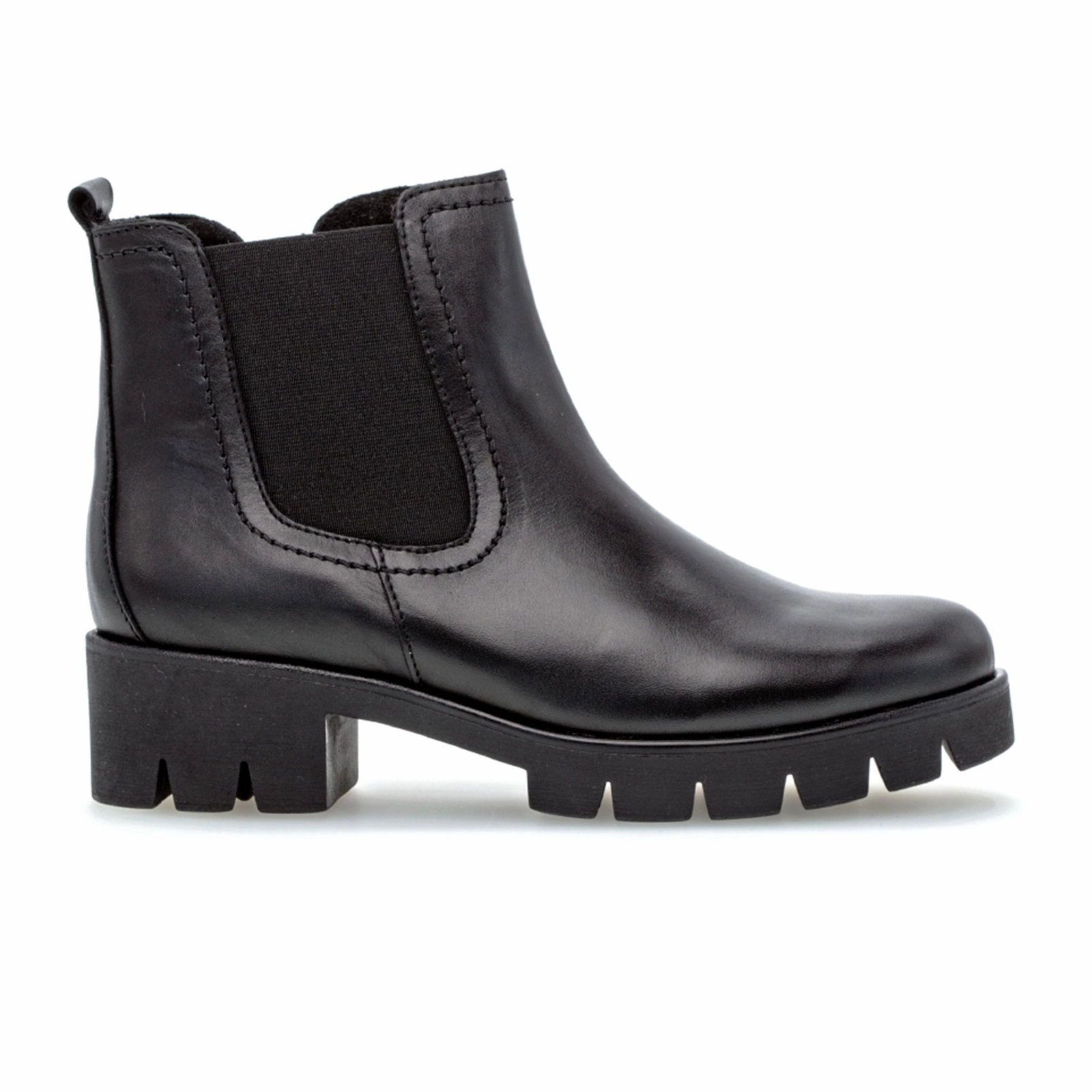 Gabor 710 Chelsea Lug Boot (Women) - Schwarz Seamless Comfort Cold Weather Commuter Eco Friendly Tannery