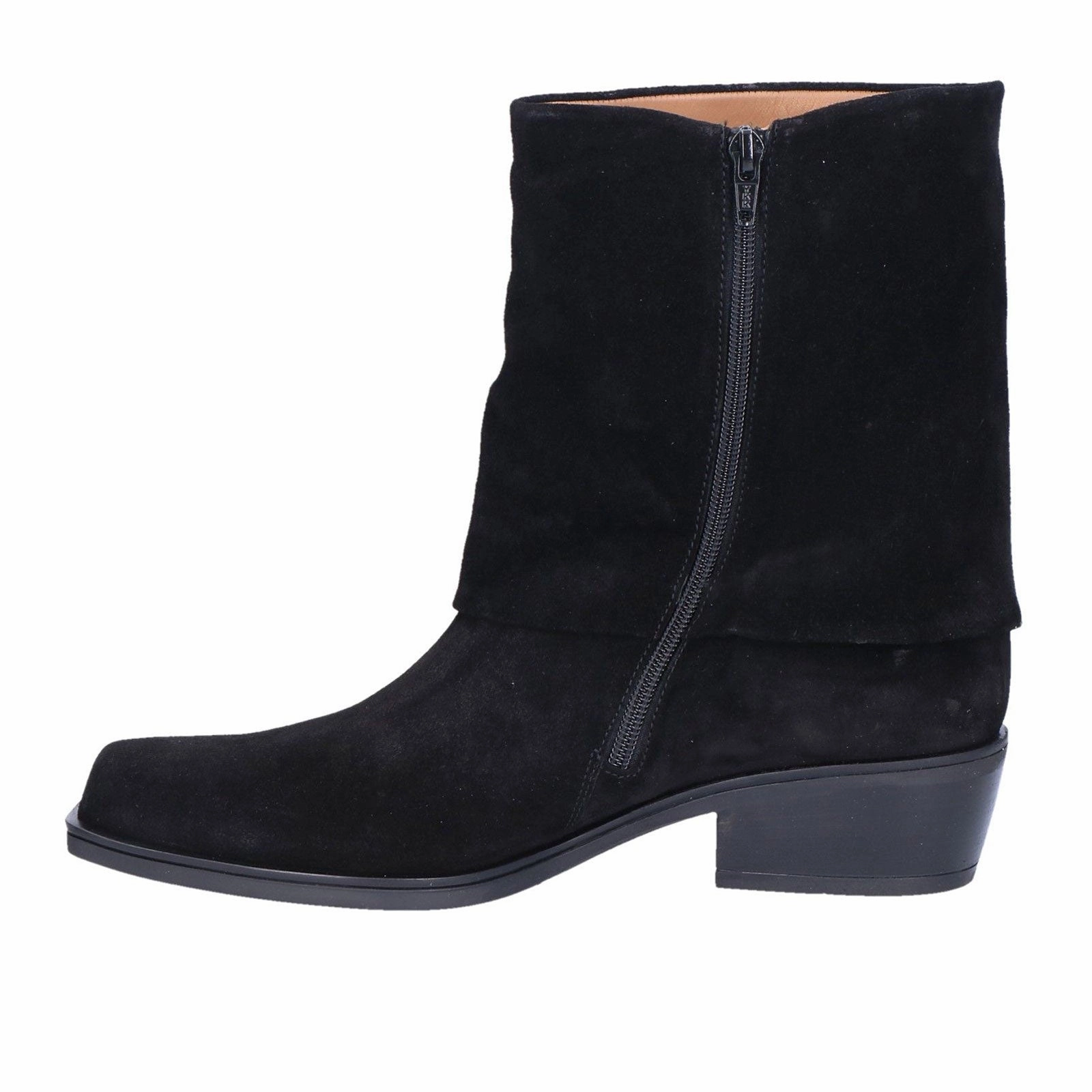 Closed Toe Design Family Fit Gabor 915 Foldover Boot (Women) - Dreamvelour/Schwarz