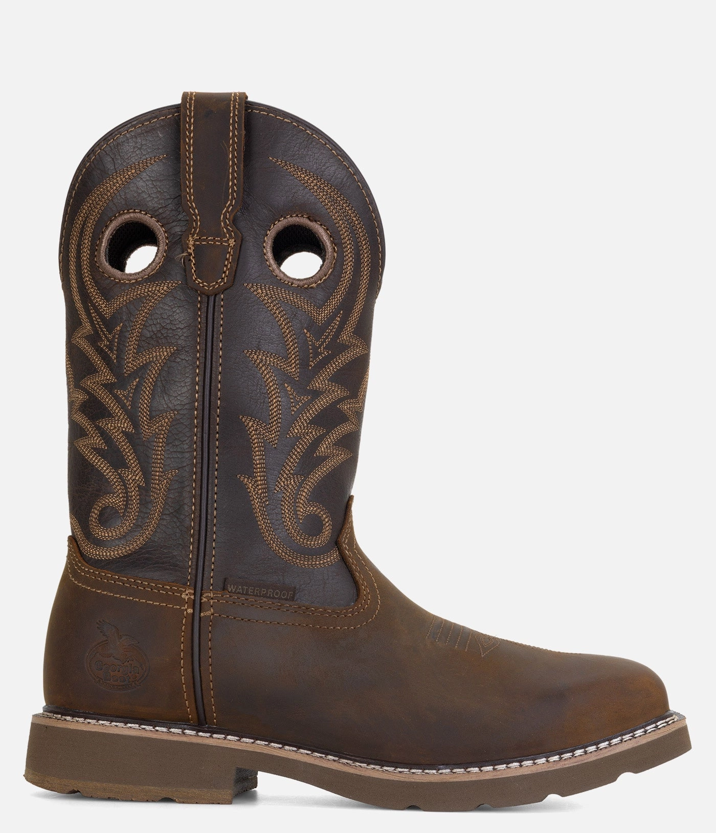 Georgia Boot Core 37 Western 11" Steel Toe Waterproof Pull-On Boot - Men Distinctive flair fascinating