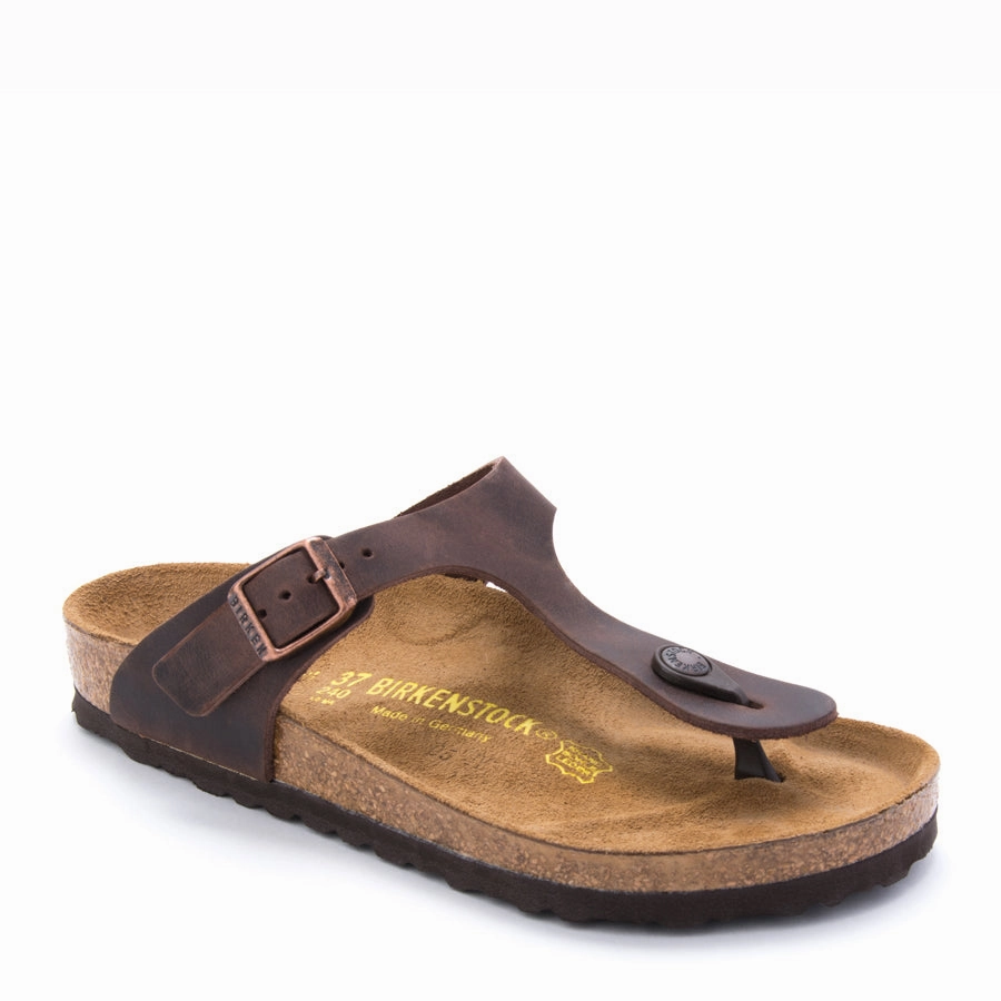 Noise Reducing Sole GIZEH - HABANA - OIL LEATHER