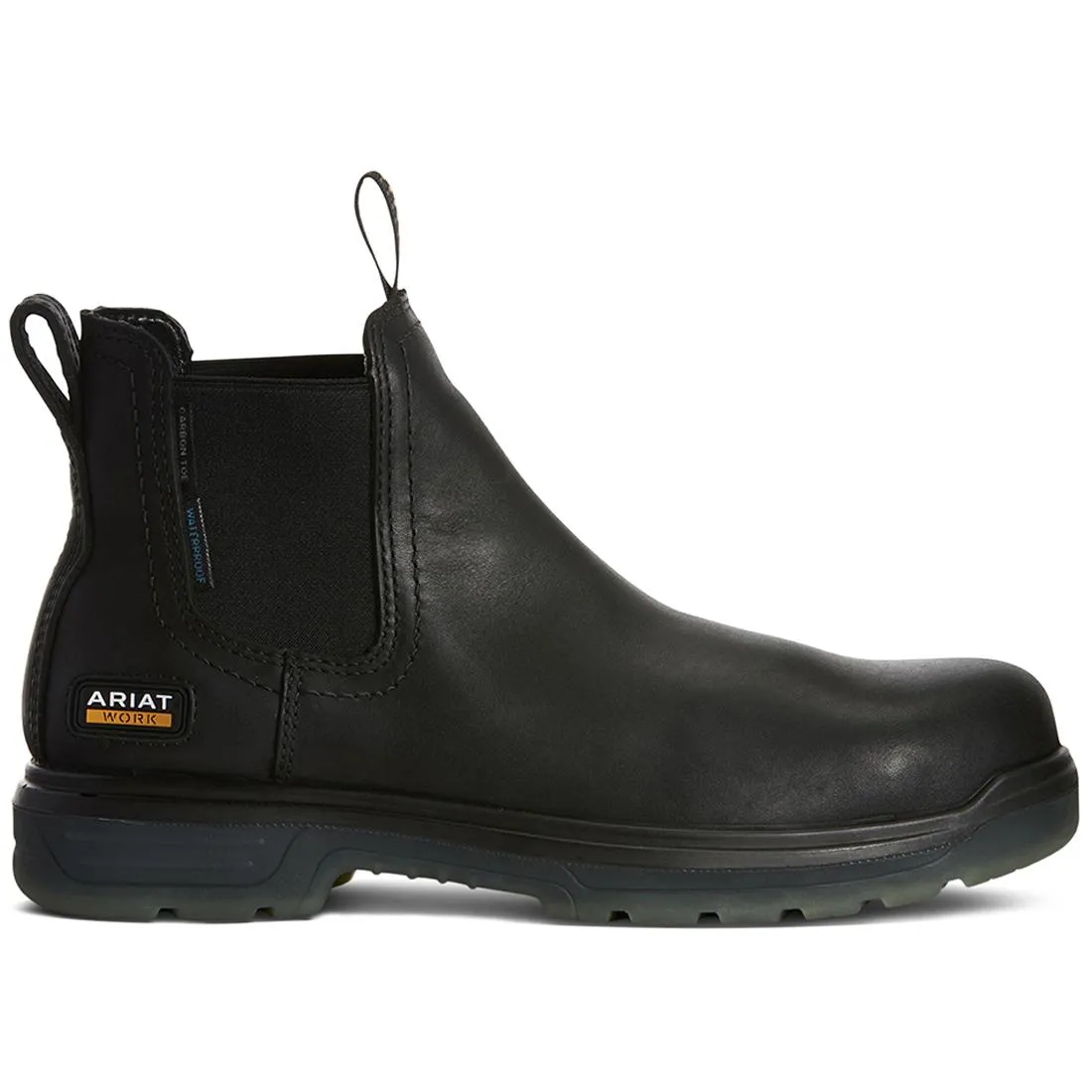 Performance Wear Turbo Carbon-Toe Waterproof Chelsea Work Boot Black