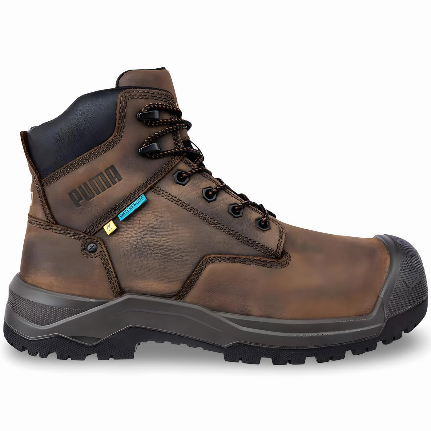 Granite HD Metguard Mid Composite Toe Work Boot Seamless Toe Box
