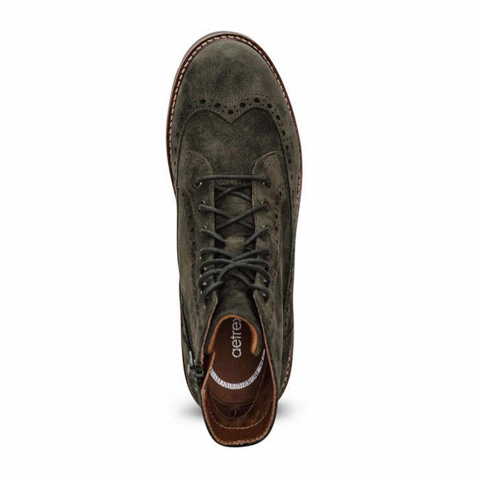 Sleek Construction All Day Use Aetrex Margot Ankle Boot (Women) - Dark Green