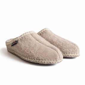 Haflinger AS26 Slipper (Unisex) - Natural Adjustable Sole Reinforced Toe Guard