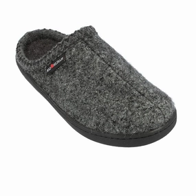 Haflinger AT Hardsole Slipper (Unisex) - Grey Speckle Instant Comfort Recycled Plastic Construction