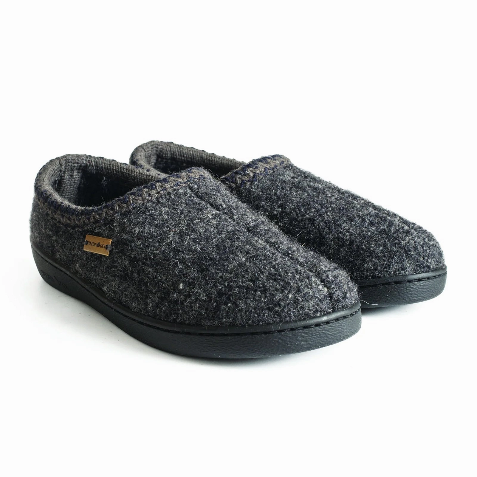 Haflinger ATB73 Slipper (Unisex) - Grey Speckle Everyday Use
