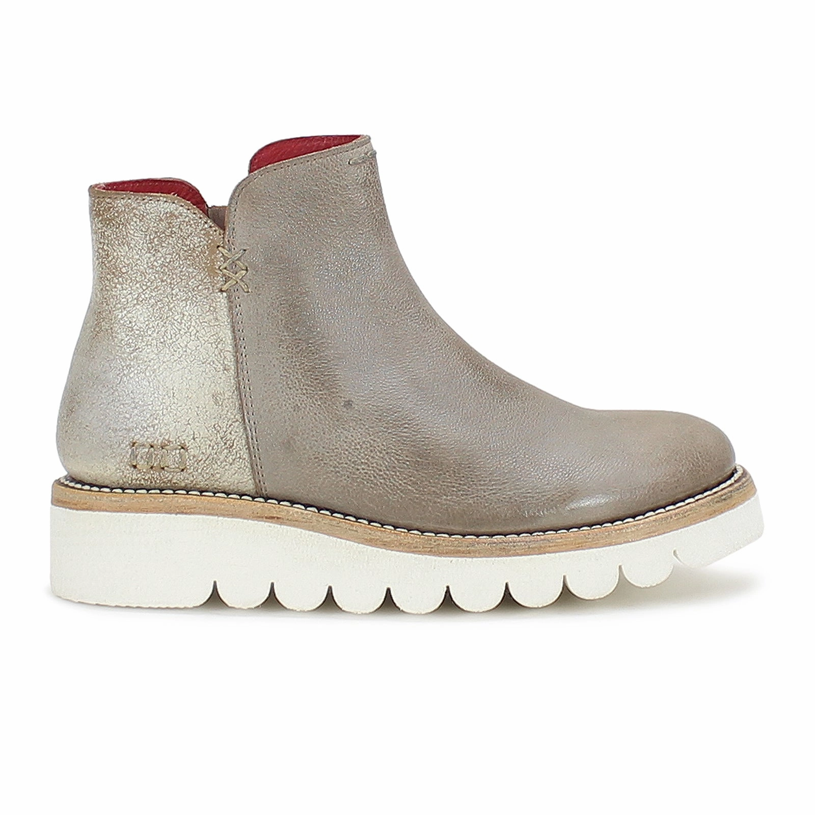 Bed Stu Lydyi Ankle Boot (Women) - Icicle Rustic/Nectar Lux Temperature Regulating Comfort collar