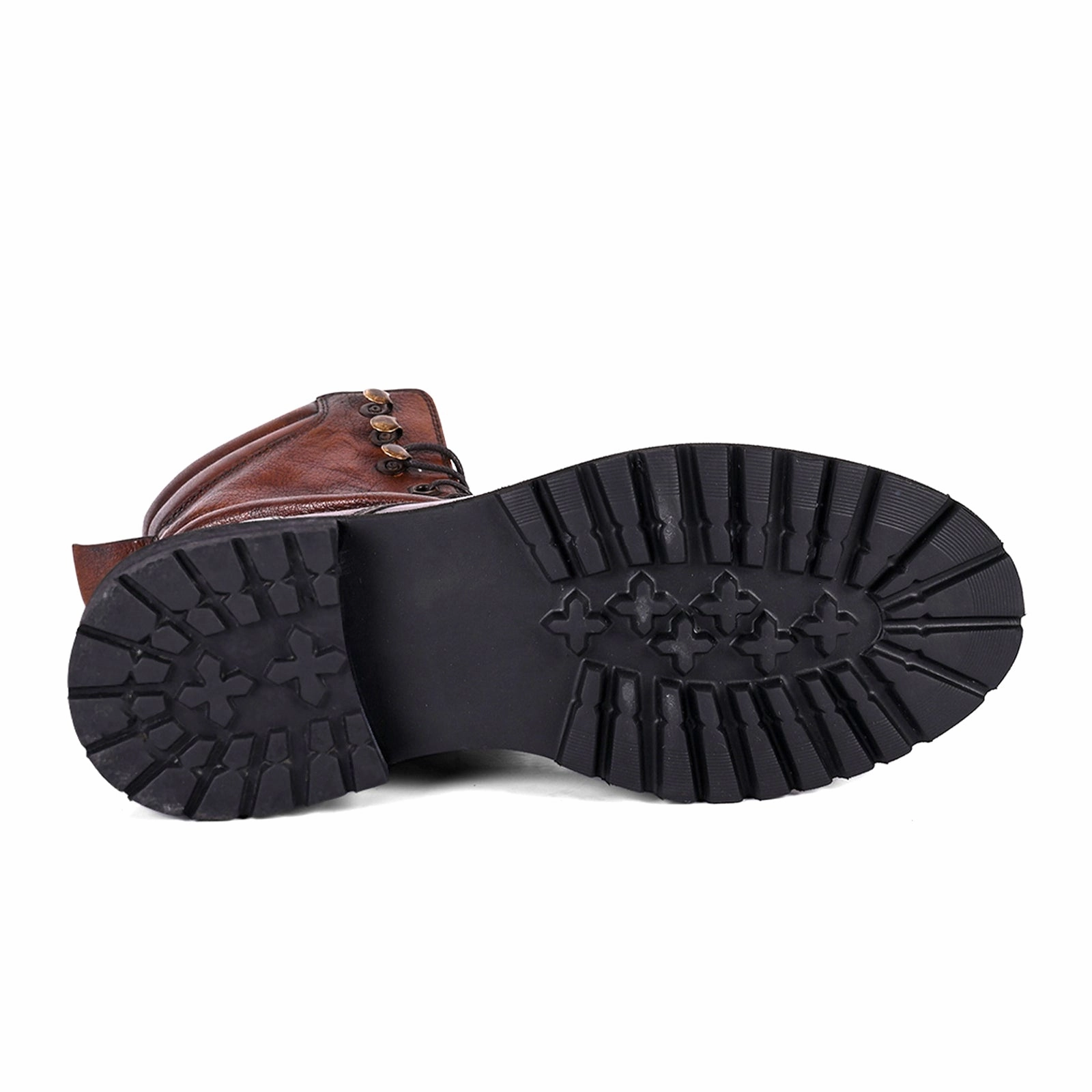 ROAN Awol Lace Up Mid Boot (Women) - Cognac Quilt Soft