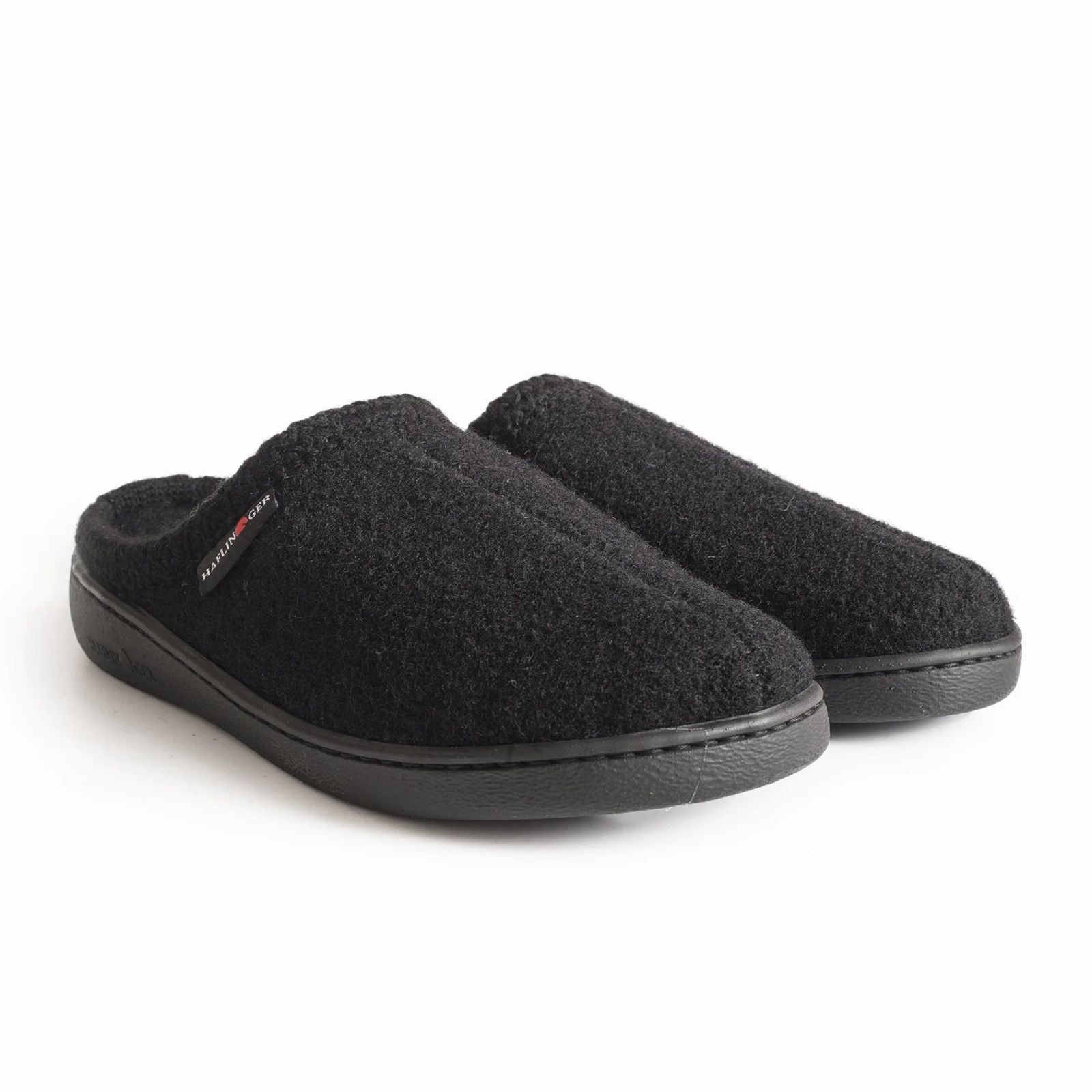 Perfect for Outdoors Haflinger AT74 Slipper (Unisex) - Black