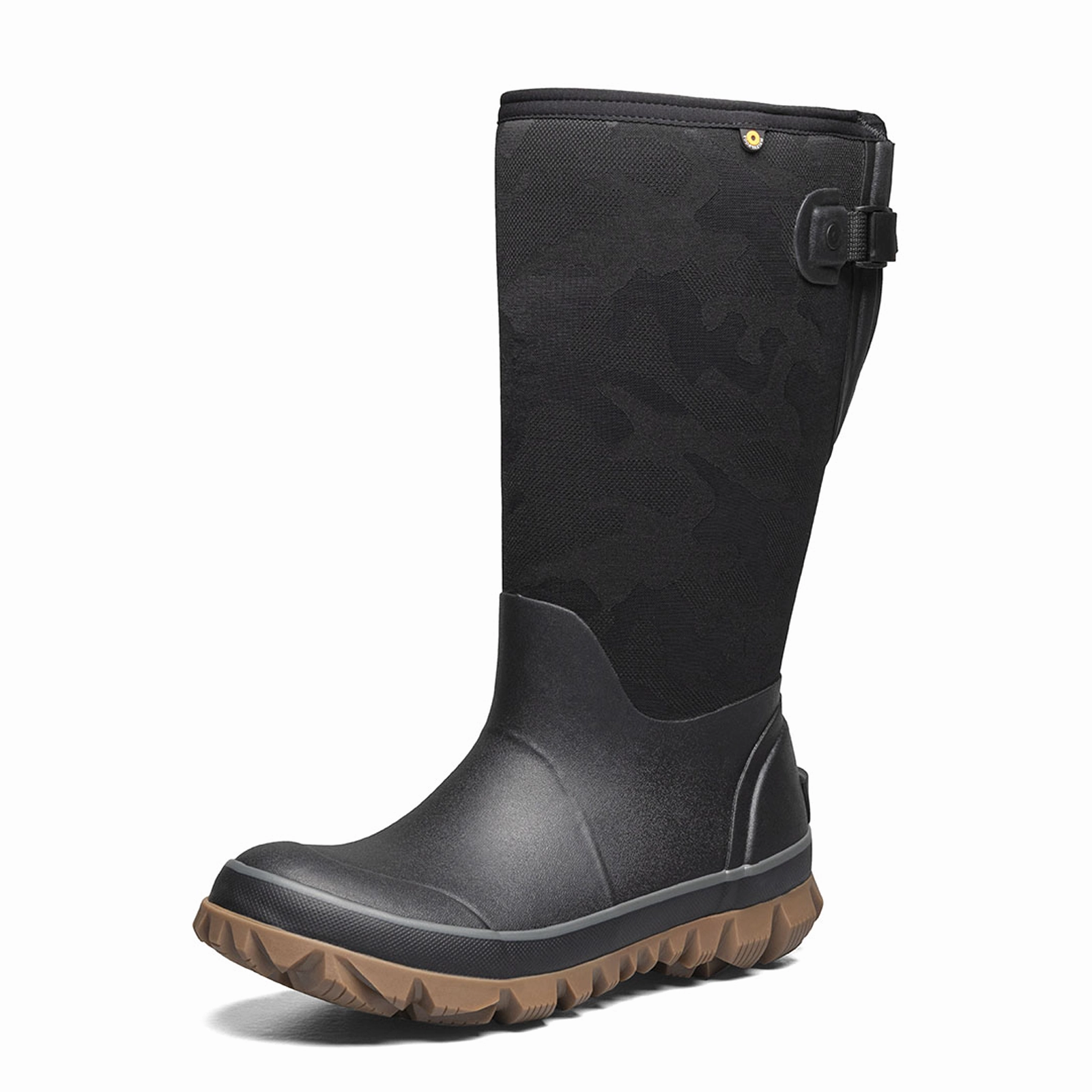 Bogs Whiteout Adjustable Calf Tonal Camo Waterproof Winter Boot (Women) - Black Festival Ground
