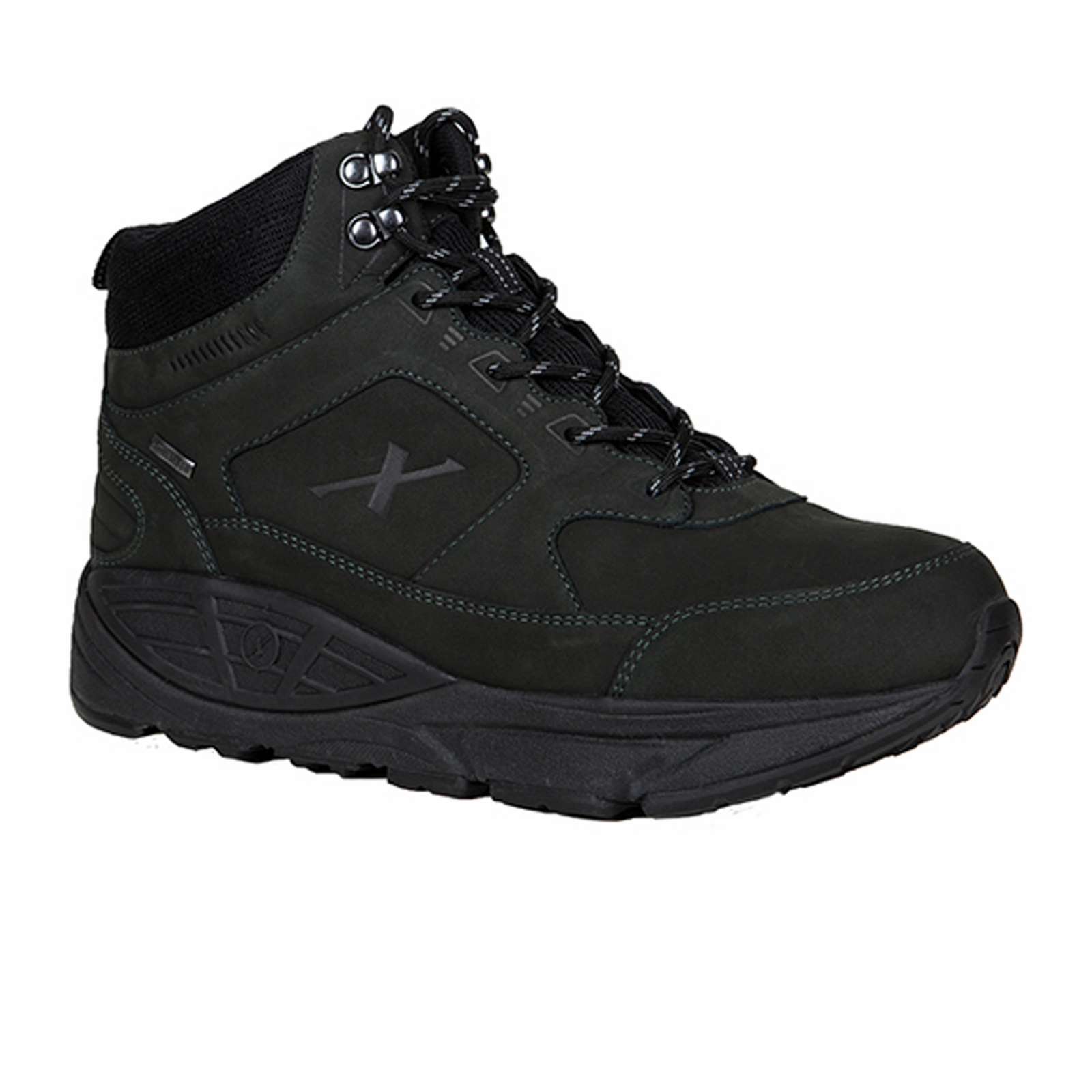 Xelero Hyperion II Hi Hiking Shoe (Men) - Black puncture resistant Supportive Build