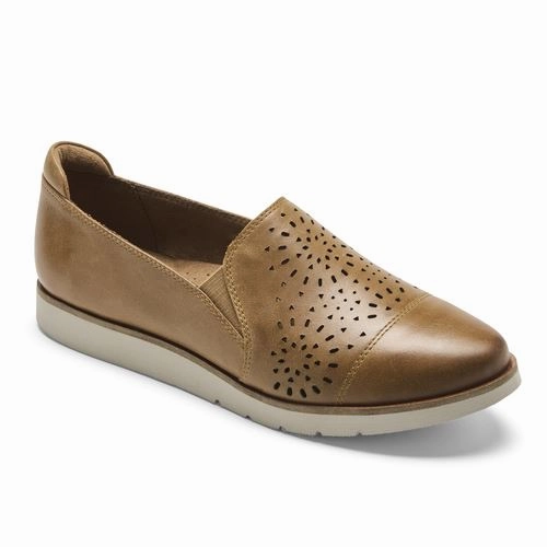 spring styles Vibration Dampening Core ROCKPORT COBB HILL LACI TWIN-GORE SLIP-ON MEDIUM AND WIDE - FINAL SALE!