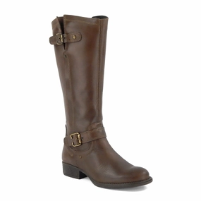 Eric Michael Montana Tall Boot (Women) - Brown EasyToClean Anti-Slip Function