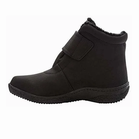 Propet Madi Ankle Boot (Women) - Black Insulated Rural Traveler Hard Terrain