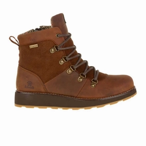 Trail Ready Footwear Adjustable Gusset Design Kamik Ariel Lo Winter Boot (Women) - Cognac
