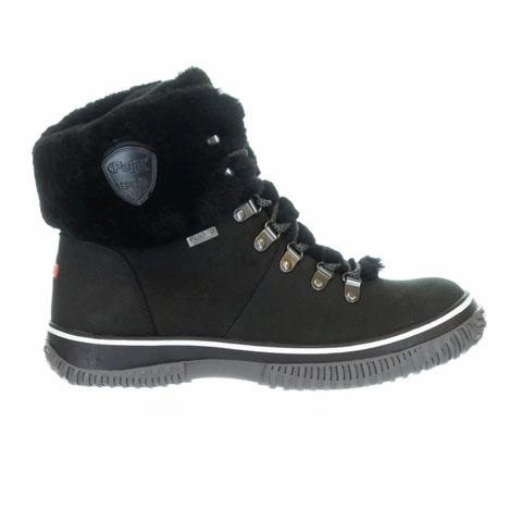 british retro Eco Material Mountain Hike Pajar Galat Ankle Boot (Women) - Black