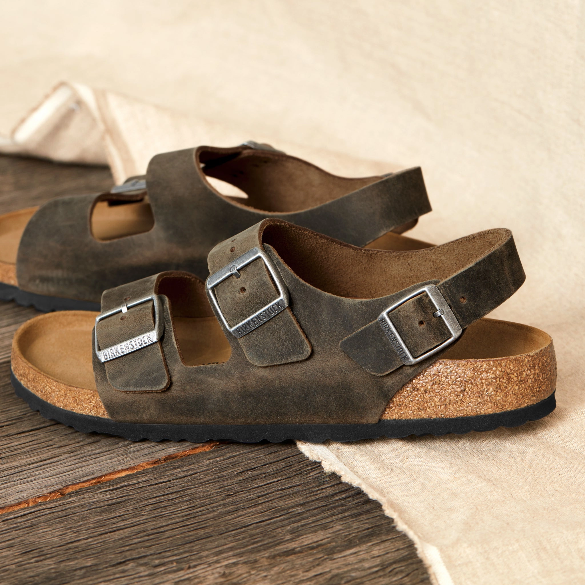 afternoon MILANO - FADED - OIL LEATHER