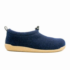 Sanita Lodge Shoe (Unisex) - Navy Supportive Footbed Arch support feature