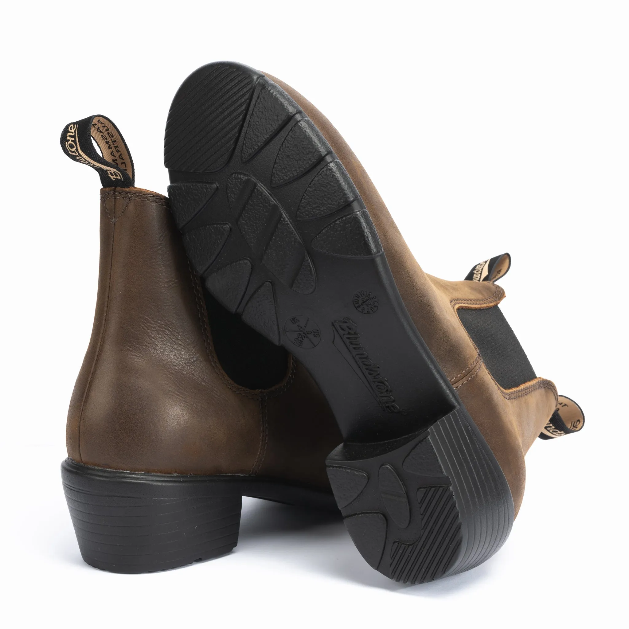Work Wear HEELED 1673 CHELSEA - ANTIQUE - LEATHER