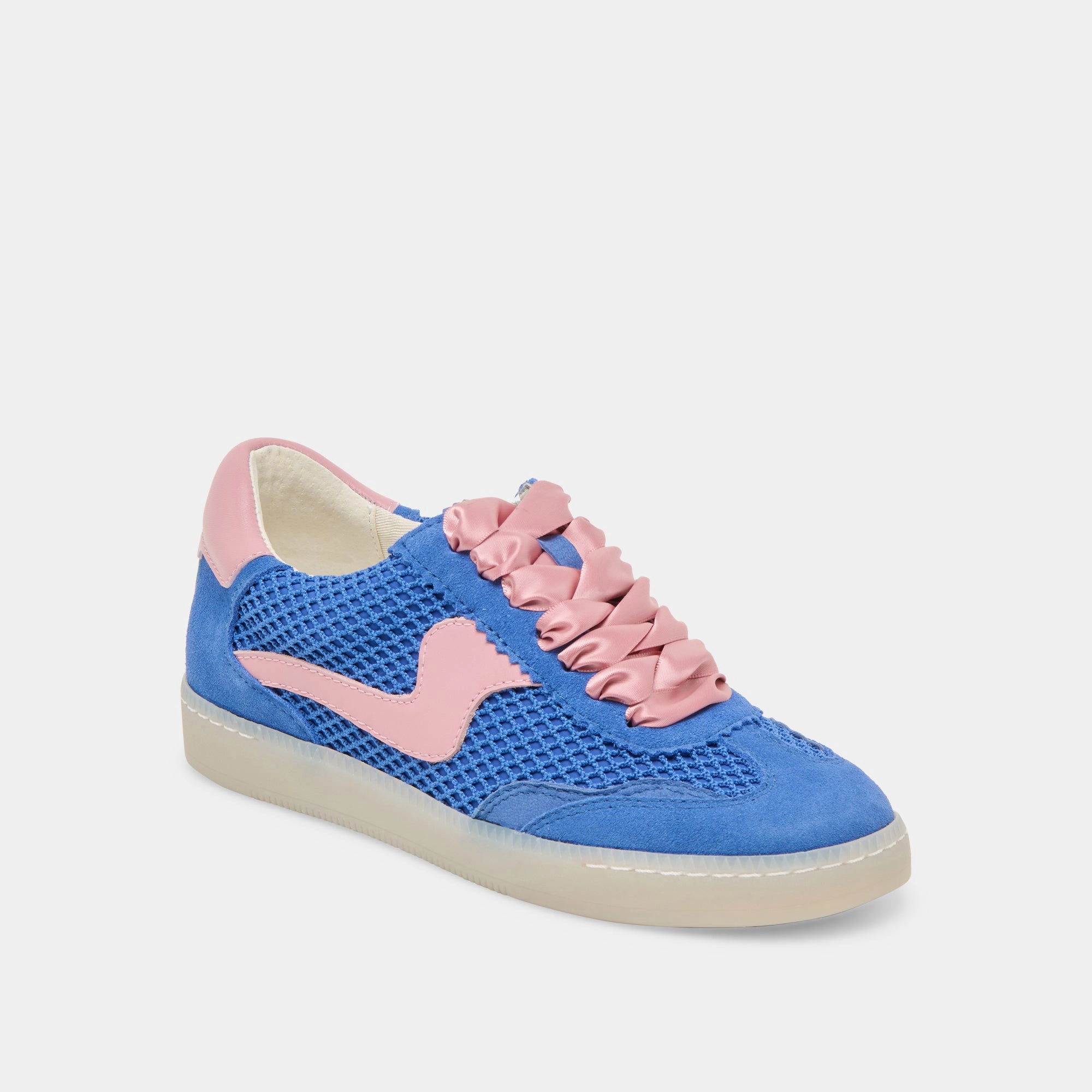 NOTICE MESH SNEAKERS ROYAL BLUE WOVEN MESH Non Marking Outsole Summer Comfort