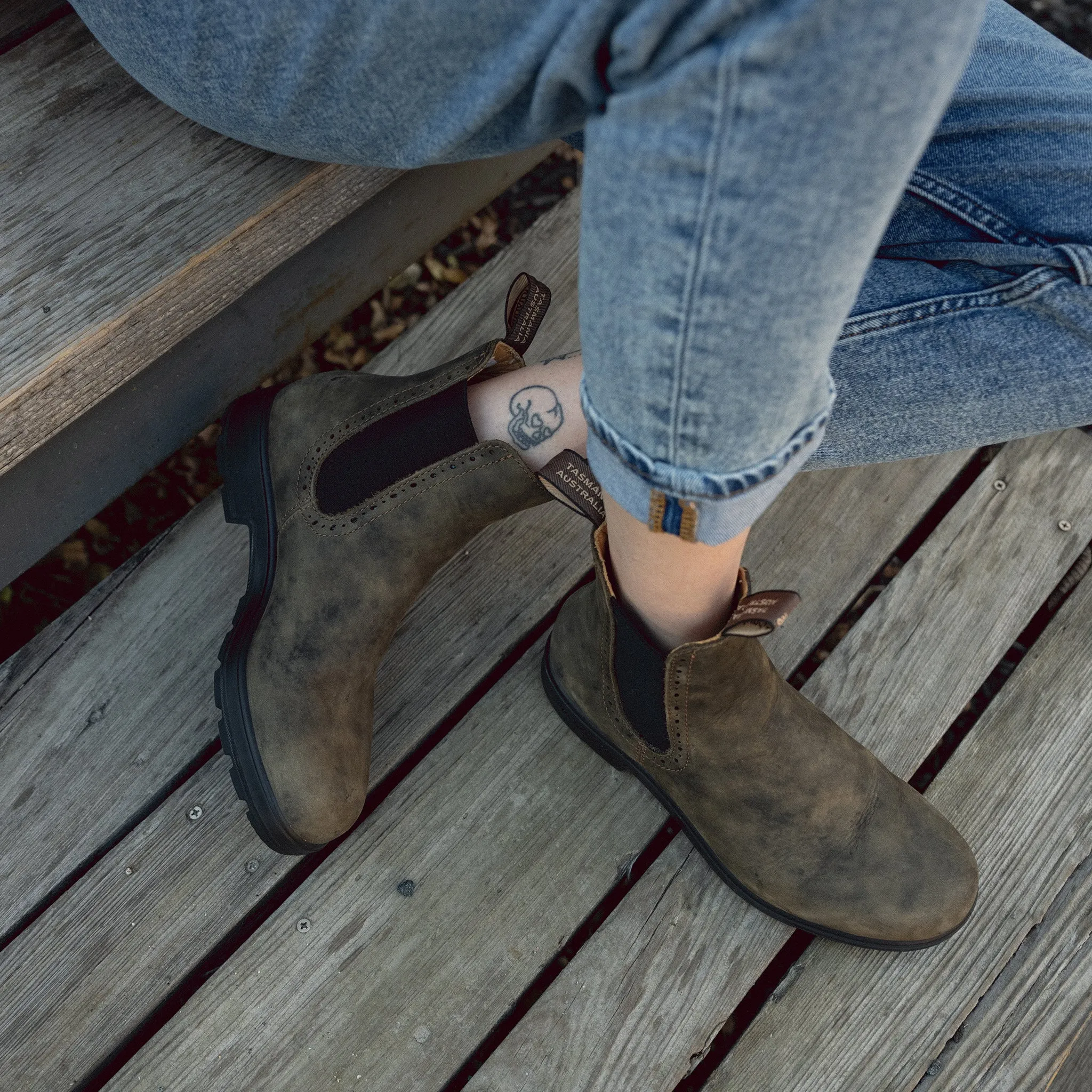 HIGH TOP 1351 CHELSEA - BROWN - LEATHER Lightweight Performance loudest