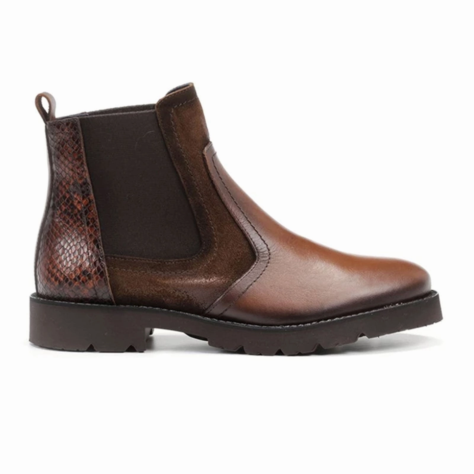 Dorking Xinia D8377 Chelsea Boot (Women) - Cognac Neutral Foot Alignment