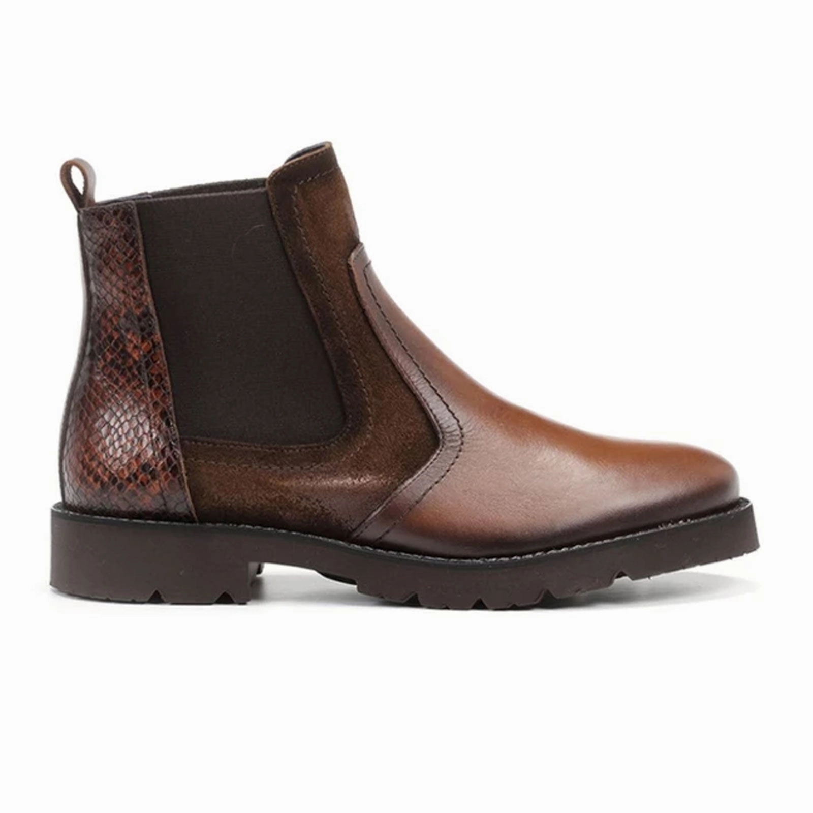 Eco Material Backcountry Camper Dorking Xinia D8377 Chelsea Boot (Women) - Cognac