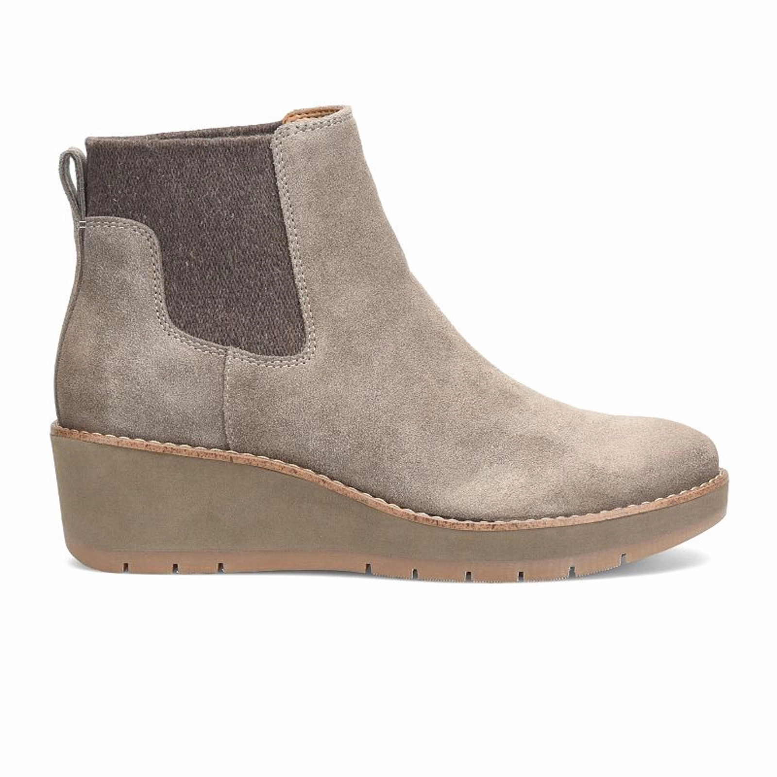Comfortiva Ferna Chelsea Boot (Women) - Taupe Anti Odor Weekend Camping