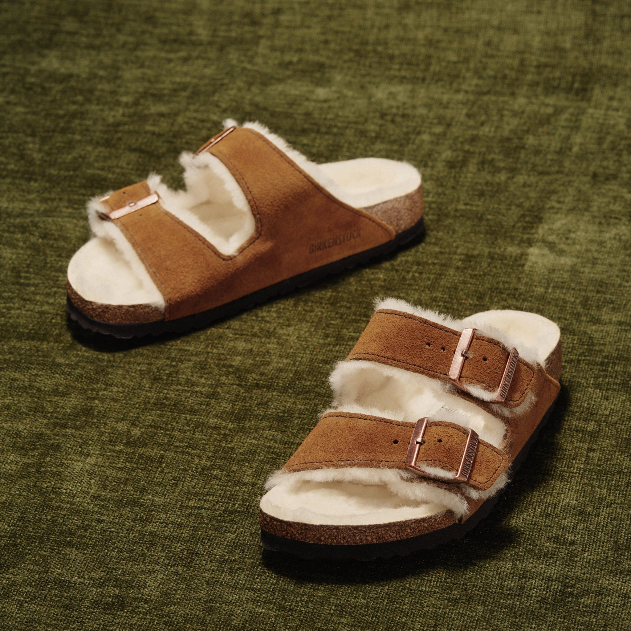 ARIZONA SHEARLING - MINK - SUEDE Asymmetric Lacing personalization - level