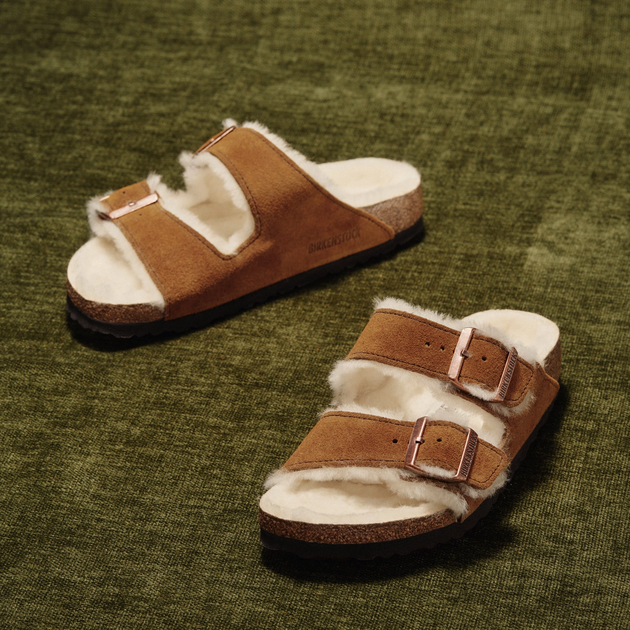 ARIZONA SHEARLING - MINK - SUEDE Distinctive flair Sleek Ease