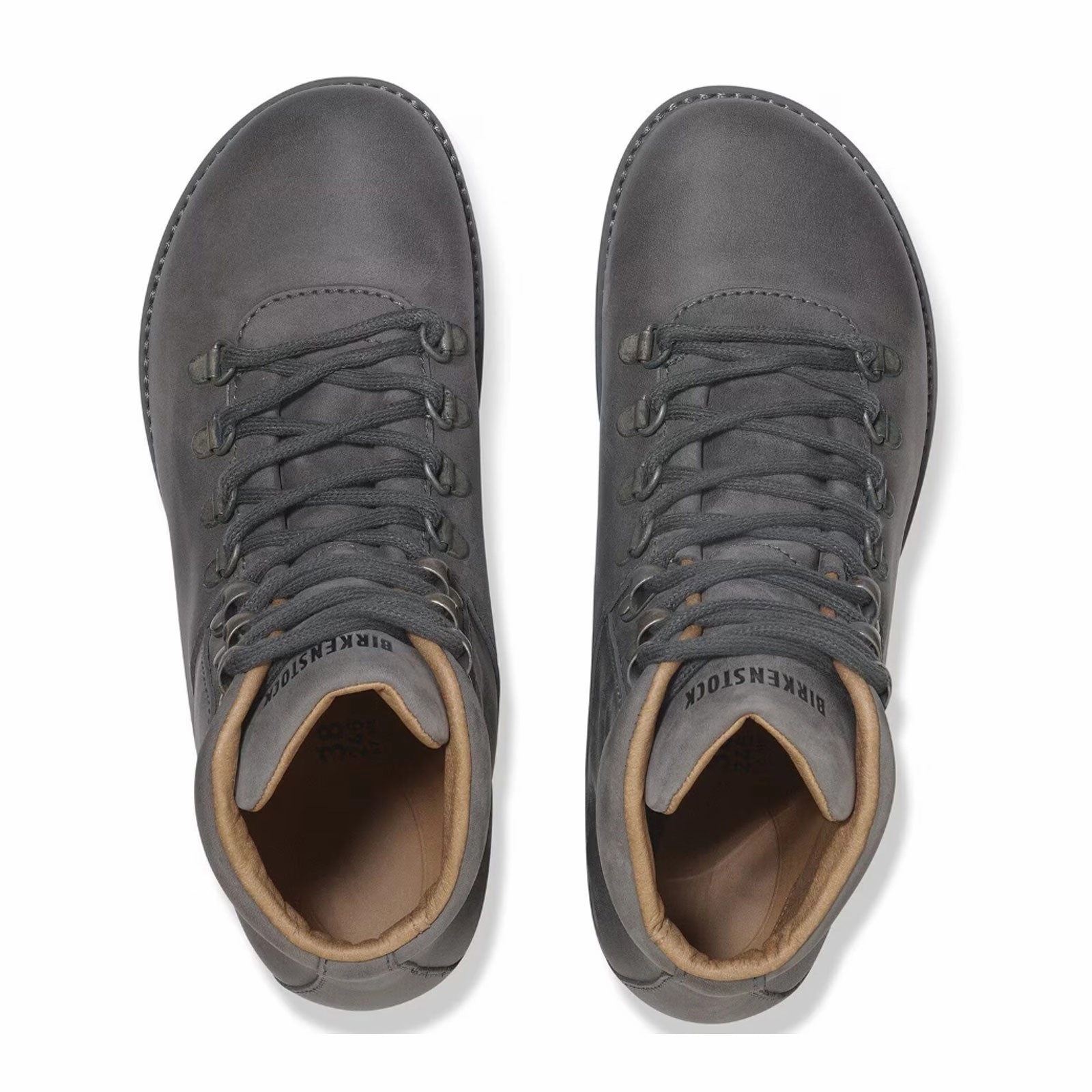 Birkenstock Jackson Ankle Boot (Women) - Graphite Oiled Suede midsole