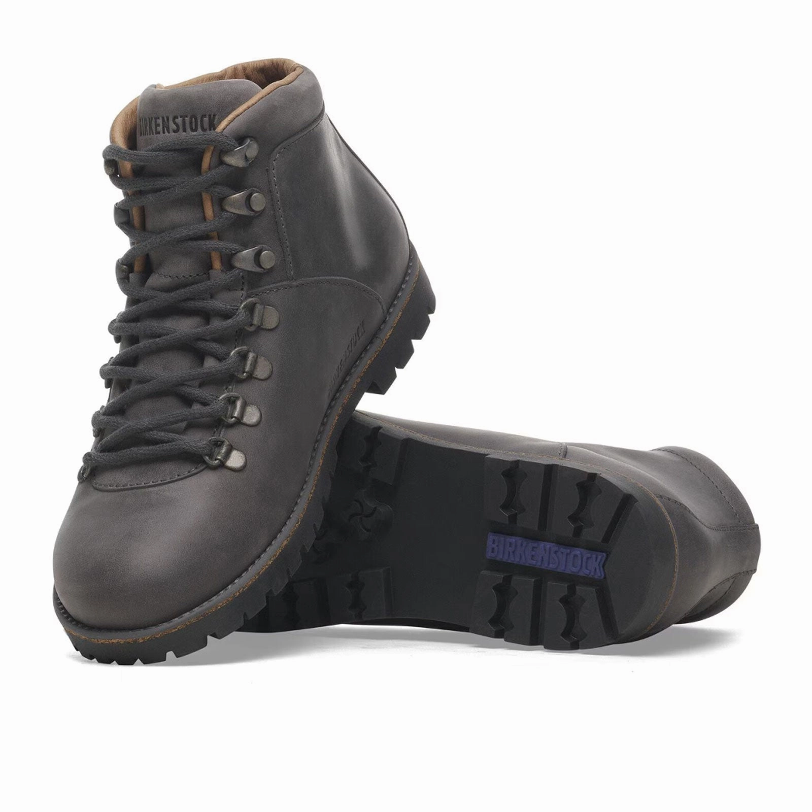 Birkenstock Jackson Ankle Boot (Women) - Graphite Oiled Suede Music Fan Trail Friendly