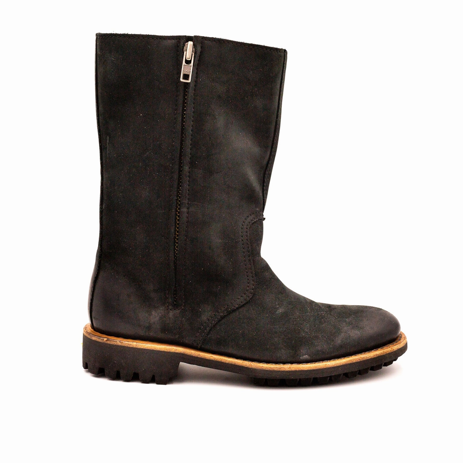 Blackstone KL61 Mid Boot (Women) - Black Suede Surface Daily Function