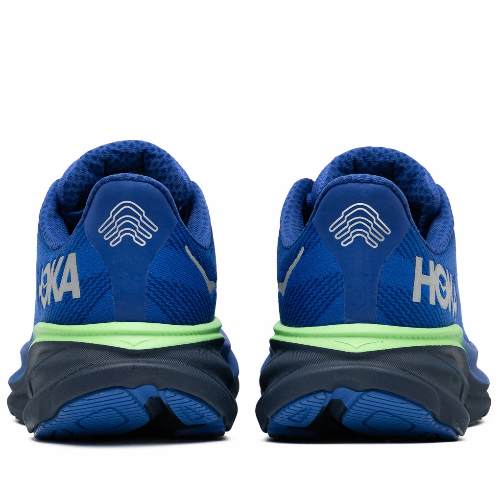 Hoka Clifton 9 Gore-Tex - Dazzling Blue/Evening Sky Walk Friendly