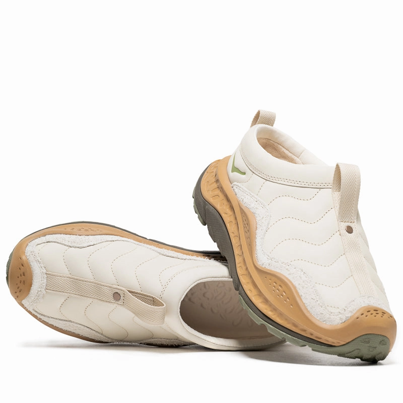 Hoka Elite Terrain System Ora Primo - Oatmeal/Bark Moisture Wicking Fabric On-the-Go Wear