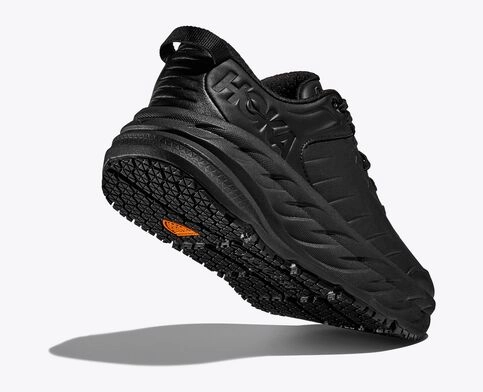 HOKA MENS BONDI SR - SLIP RESISTANT Leather Lining Slip Resistant Stylish Explorer