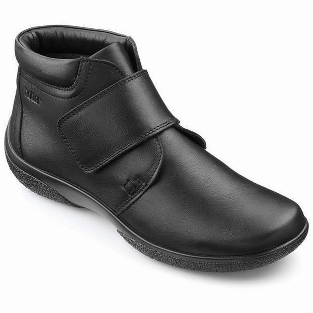 Adjustable Closure Mechanism HOTTER DAYDREAM BOOT BLACK MEDIUM AND WIDE - FINAL SALE!