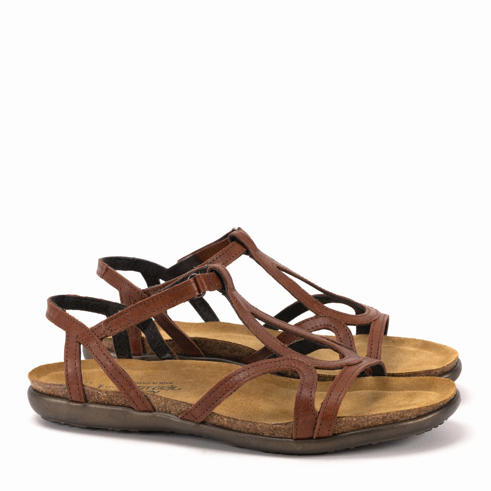 orthopedic insole Breathable DORITH - CHESTNUT - LEATHER