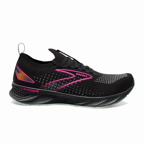 Brooks Levitate StealthFit 6 Running Shoe (Women) - Black/Pink Smooth Walk Breath Control
