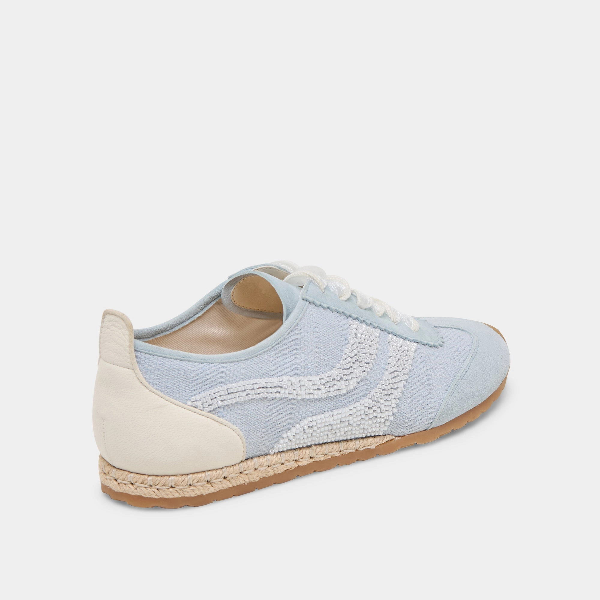 DREAM BEAD SNEAKERS BLUE MULTI BURLAP Smart Design Low Heel