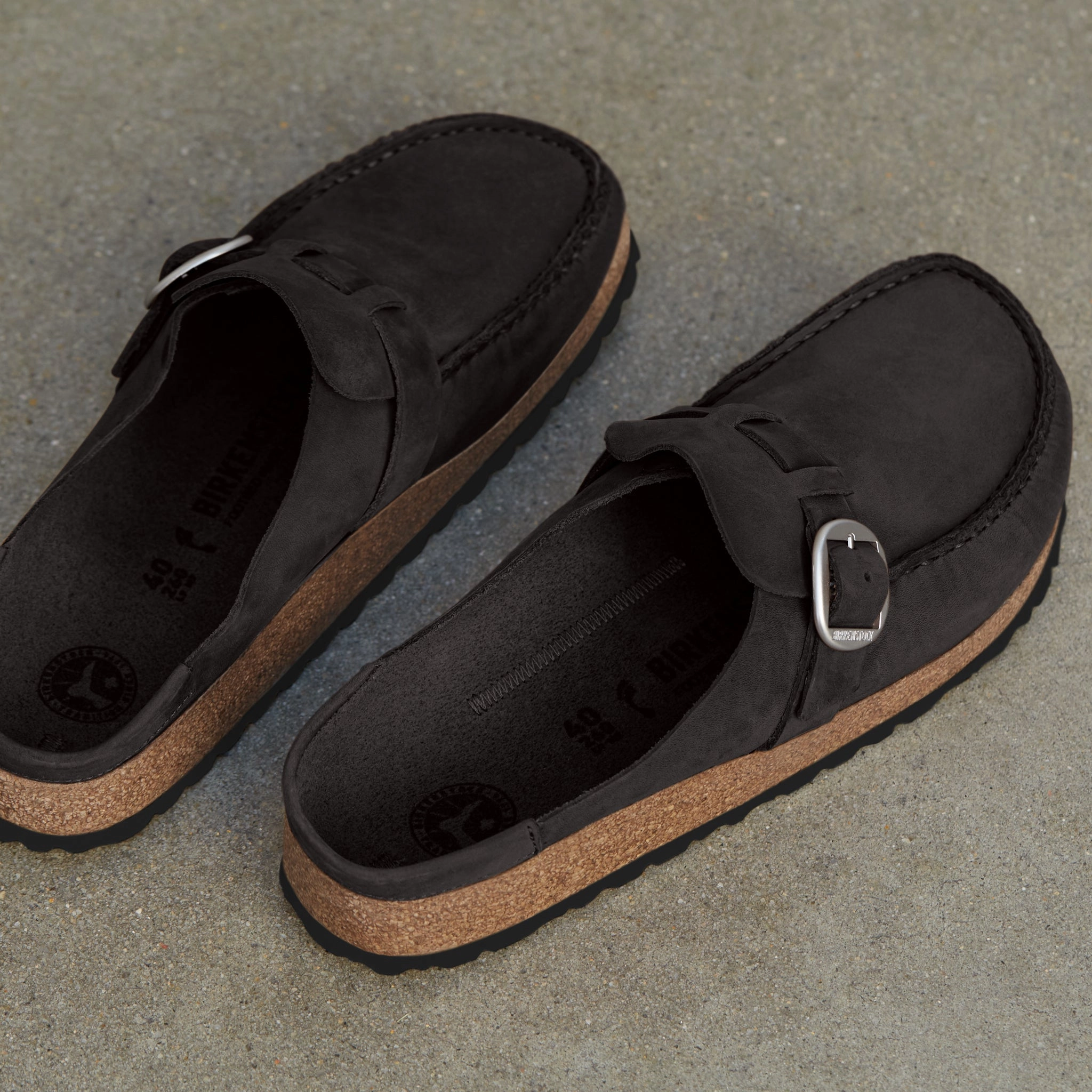 BUCKLEY - BLACK - OIL LEATHER Seamless grip vibration damping