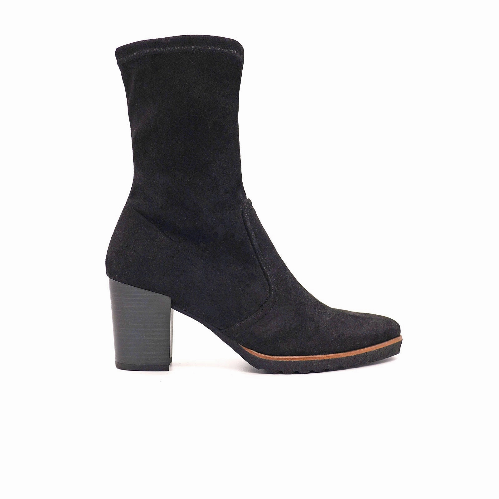 Dorking Thais D7892 Mid Boot (Women) - Black Long Travel Hyperlock Heel Support