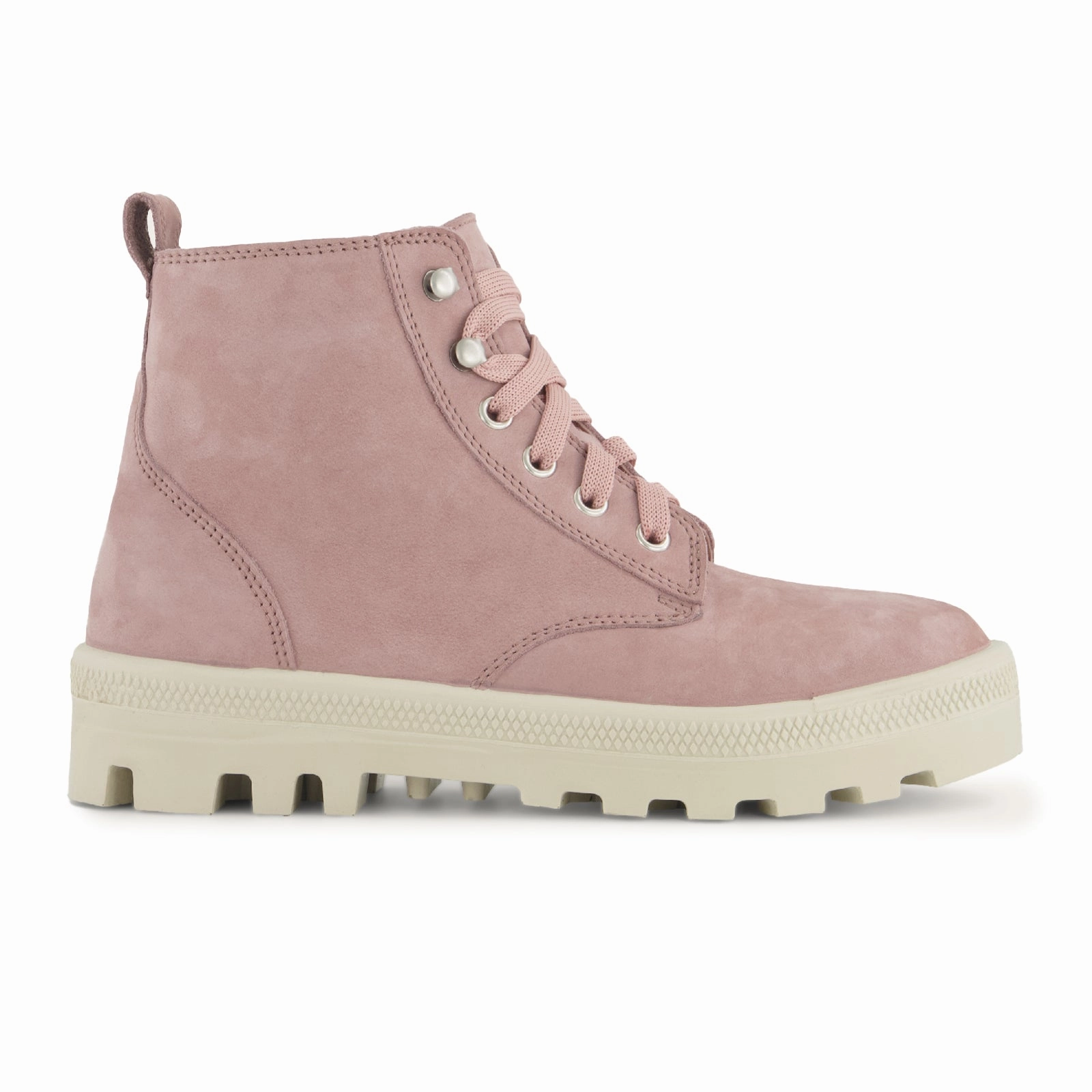 Naot Canoe Lace Up Boot (Women) - Mauve Nubuck Work Function