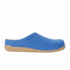 Sanita Lodge Slide Slipper (Unisex) - Jeans Shore Play Mid Heel