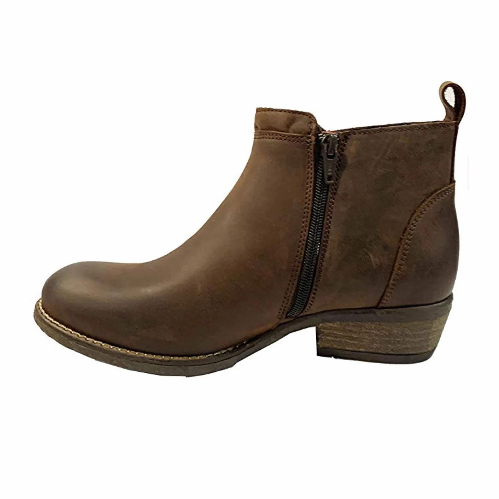 Oak & Hyde Rita Ankle Boot (Women) - Dark Brown All Fit
